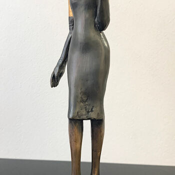 Sculpture titled "Party Girl" by Joanna Zakrzewska-Cholewa, Original Artwork, Bronze