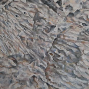 Malerei mit dem Titel "Roche 8 Roquebrune…" von Joanne Mumford, Original-Kunstwerk, Öl Auf Keilrahmen aus Holz montiert
