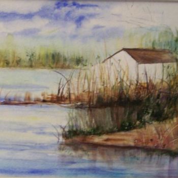 Painting titled "Beyond the Setauket…" by Joan Sicignano, Original Artwork