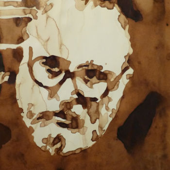 Картина под названием "Sergio Leone (2011)" - Joany Régibier, Подлинное произведение искусства