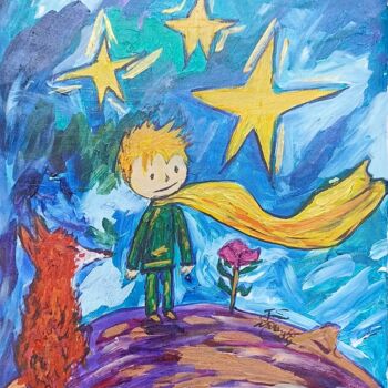 Pintura titulada "The little Prince s…" por João Miranda, Obra de arte original, Acrílico