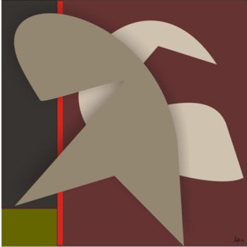 图画 标题为“abstracto, a5” 由João Beja, 原创艺术品