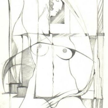 Zeichnungen mit dem Titel "desenho,n7" von João Beja, Original-Kunstwerk