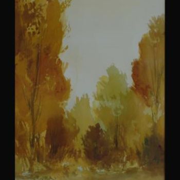 Painting titled "Serie florestas I" by João Feijó, Original Artwork, Oil