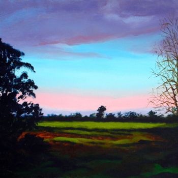 Painting titled "Entardecer" by Joao Garcia, Original Artwork