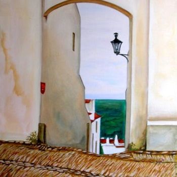 Pintura titulada "Porta de Monsaraz 1" por Joao Garcia, Obra de arte original