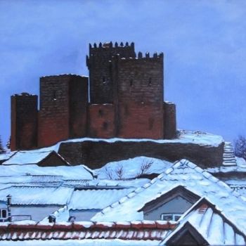 Pintura titulada "Castelo de Montaleg…" por Joao Garcia, Obra de arte original