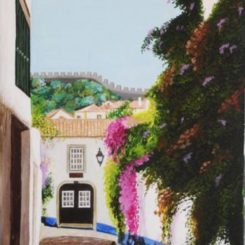 Pintura titulada "Óbidos" por Joao Garcia, Obra de arte original, Otro