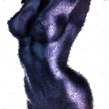 Gravures & estampes intitulée "body-tronco.jpg" par Marujo, Œuvre d'art originale, Gravure