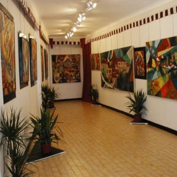 Pintura intitulada "atelier galeria J.P…" por João Simões, Obras de arte originais