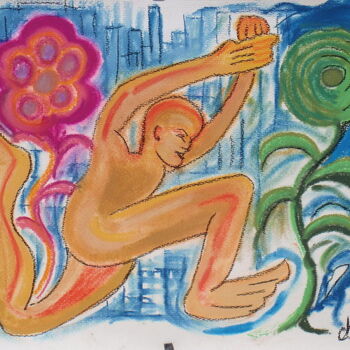 Disegno intitolato "Awareness" da Joaquín A. Sales, Opera d'arte originale, Matita