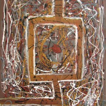 Painting titled "El reloj" by Joaquin Amayar, Original Artwork, Acrylic