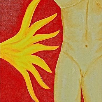 Painting titled "Corpo Feminino" by Jobert, Original Artwork