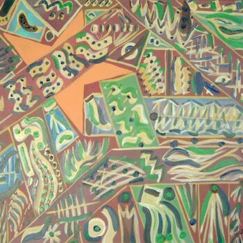 Peinture intitulée "ETOILE DE NUIT" par Jocarlo Meira, Œuvre d'art originale
