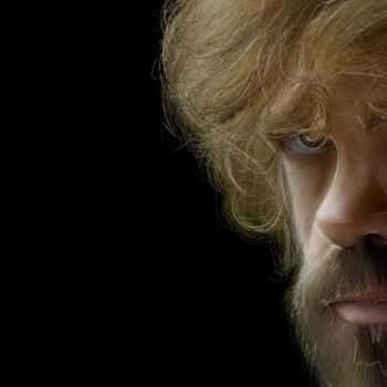 Arts numériques intitulée "tyrion lannister" par Jocelyn Bouget (crealab), Œuvre d'art originale, Peinture numérique