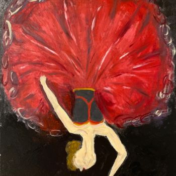 「Her Final Pose」というタイトルの絵画 Jocelyn Blainによって, オリジナルのアートワーク, オイル