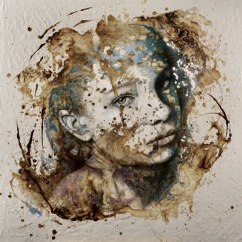 Картина под названием "Astraea" - Jocelyne Bellemare, Подлинное произведение искусства, Масло