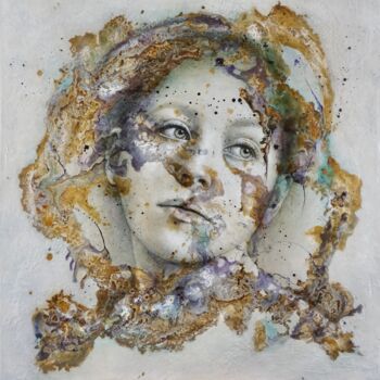 Картина под названием "Elysium" - Jocelyne Bellemare, Подлинное произведение искусства, Масло