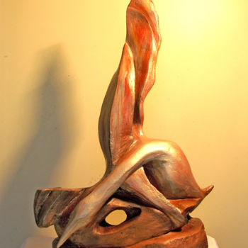 Sculpture intitulée "2-l-amour-triomphe-…" par Jocelyne Violet, Œuvre d'art originale