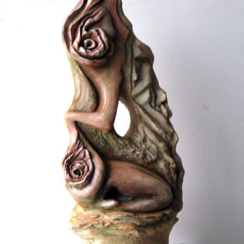 Skulptur mit dem Titel "3-ode-trente-gres-c…" von Jocelyne Violet, Original-Kunstwerk
