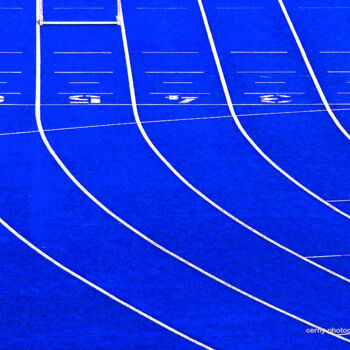 Fotografía titulada "Race Track" por Jochen Cerny, Obra de arte original, Fotografía digital Montado en Otro panel rígido
