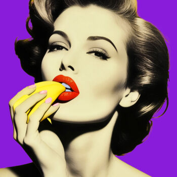 Fotografia intitolato "Banana Woman" da Jochen Cerny, Opera d'arte originale, Fotografia digitale
