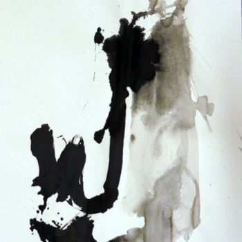 Malerei mit dem Titel "OKURO 3 (Fotokarton…" von Jodd, Original-Kunstwerk