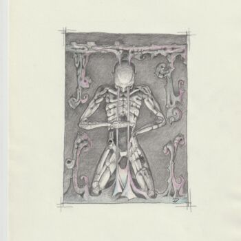 Zeichnungen mit dem Titel "The sinner" von Joe Danielo, Original-Kunstwerk, Bleistift