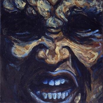 Peinture intitulée "Rage" par Joe Johnson, Œuvre d'art originale
