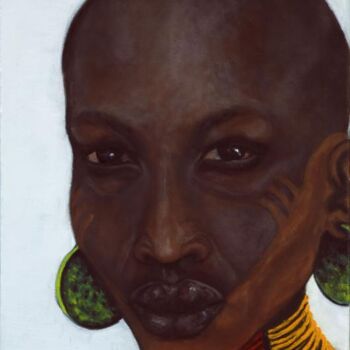 Painting titled "KENYANE" by Joe Johnson, Original Artwork