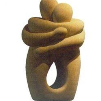 Sculpture titled "Close Encounter" by Joe Xuereb, Original Artwork, Stone