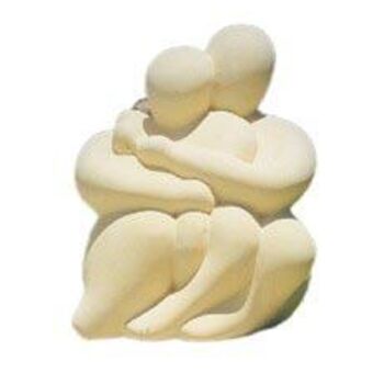 Sculpture titled "Divine Love" by Joe Xuereb, Original Artwork, Stone