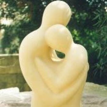 Sculpture titled "Mother Love" by Joe Xuereb, Original Artwork, Stone