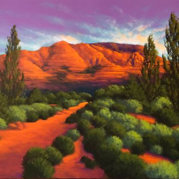 Painting titled "American Southwest" by Joe A. Oakes, Original Artwork, Acrylic