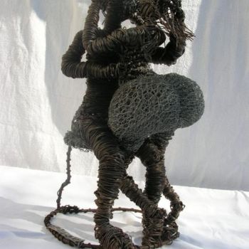 雕塑 标题为“Lovers C.” 由Joe Big-Big, 原创艺术品, 金属