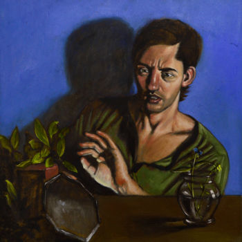 Schilderij getiteld "Blinded by Light" door Joel Barnett, Origineel Kunstwerk, Olie