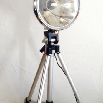 Design intitulada "Lampe DESIGN" por Joel Carpentier (Ambiance d'Antan), Obras de arte originais, Objetos
