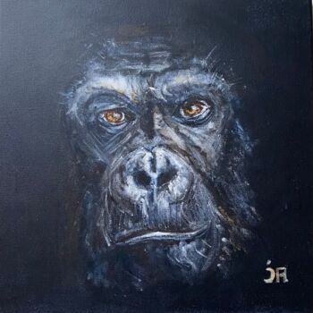 Peinture intitulée "My name is… gorilla" par Joele Ardans, Œuvre d'art originale, Acrylique