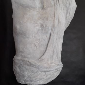 Sculpture intitulée "Toge romaine" par Joëlle Boutherin, Œuvre d'art originale, Terre cuite