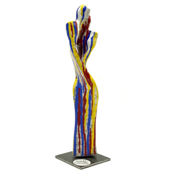 Sculpture titled "Pop-Sil 1" by Joelle Laboue, Original Artwork, Terra cotta