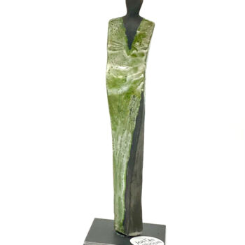 Sculptuur getiteld "GR-SIL3" door Joelle Laboue, Origineel Kunstwerk, Terra cotta