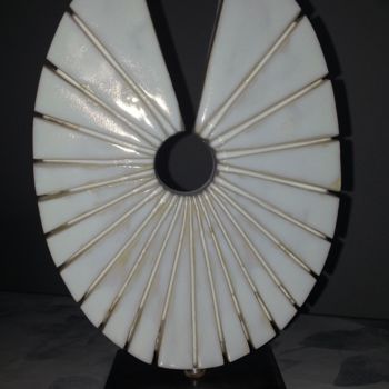 雕塑 标题为“ellipse décorative…” 由Joëlle Thanel, 原创艺术品, 陶瓷