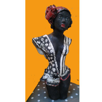 Sculpture titled "melissa" by Joelle Sala, Original Artwork, Ceramics