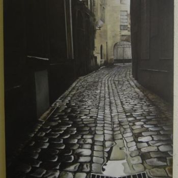 绘画 标题为“impasse rue Neuve” 由Joël Sintas, 原创艺术品