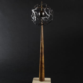 Скульптура под названием "Poussière d'étoile" - Joey Brusquet, Подлинное произведение искусства, Металлы