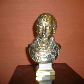 Sculpture intitulée "buste de napoleon 1…" par Jeff, Œuvre d'art originale