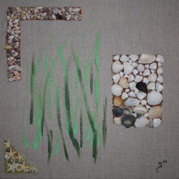 Peinture intitulée "sea-shells.jpg" par Johan Hagendorens, Œuvre d'art originale, Acrylique