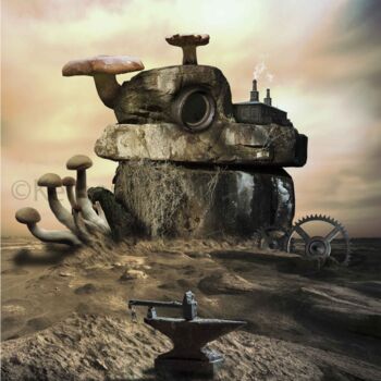 Digital Arts titled "Golem" by Johann Kementaris, Original Artwork, Photo Montage