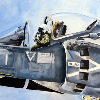 Painting titled "Pilot.jpg" by Johann Krammer, Original Artwork, Oil