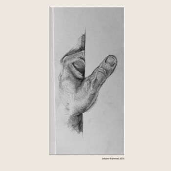 Desenho intitulada "Hand.jpg" por Johann Krammer, Obras de arte originais, Lápis